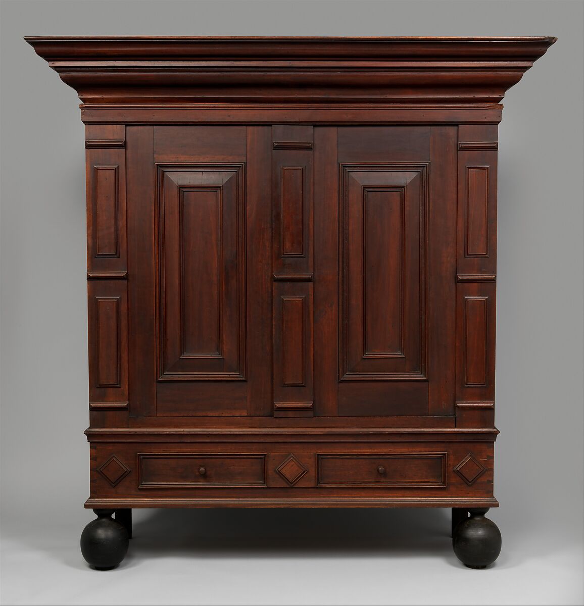 Kast, cherry and white pine, American 