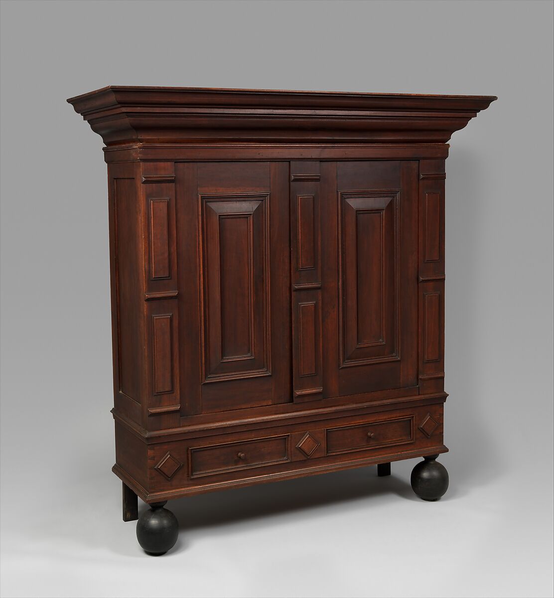 Kast, cherry and white pine, American