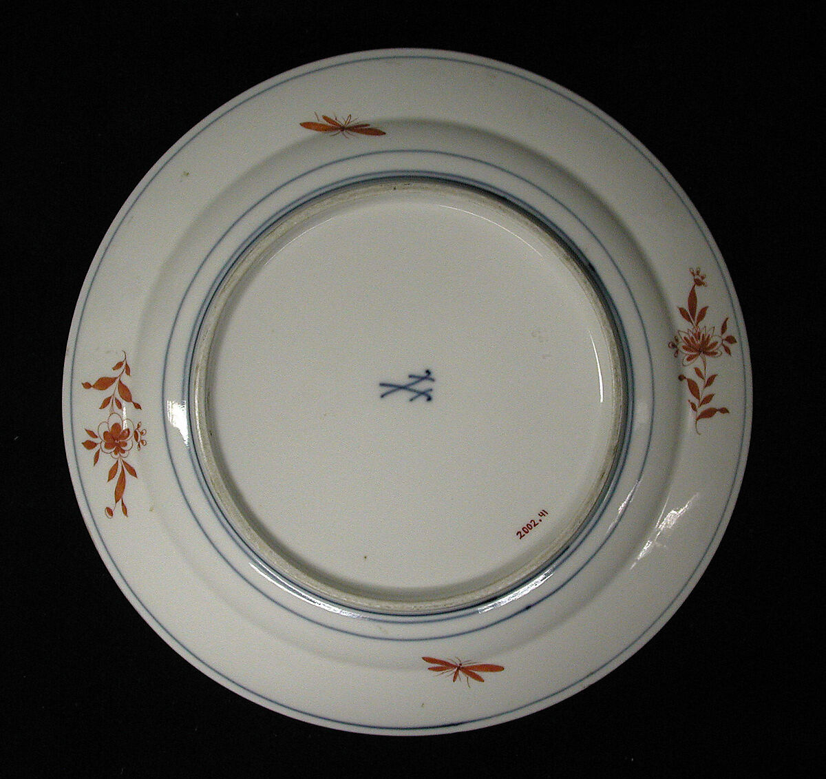Plate, Hard-paste porcelain, German