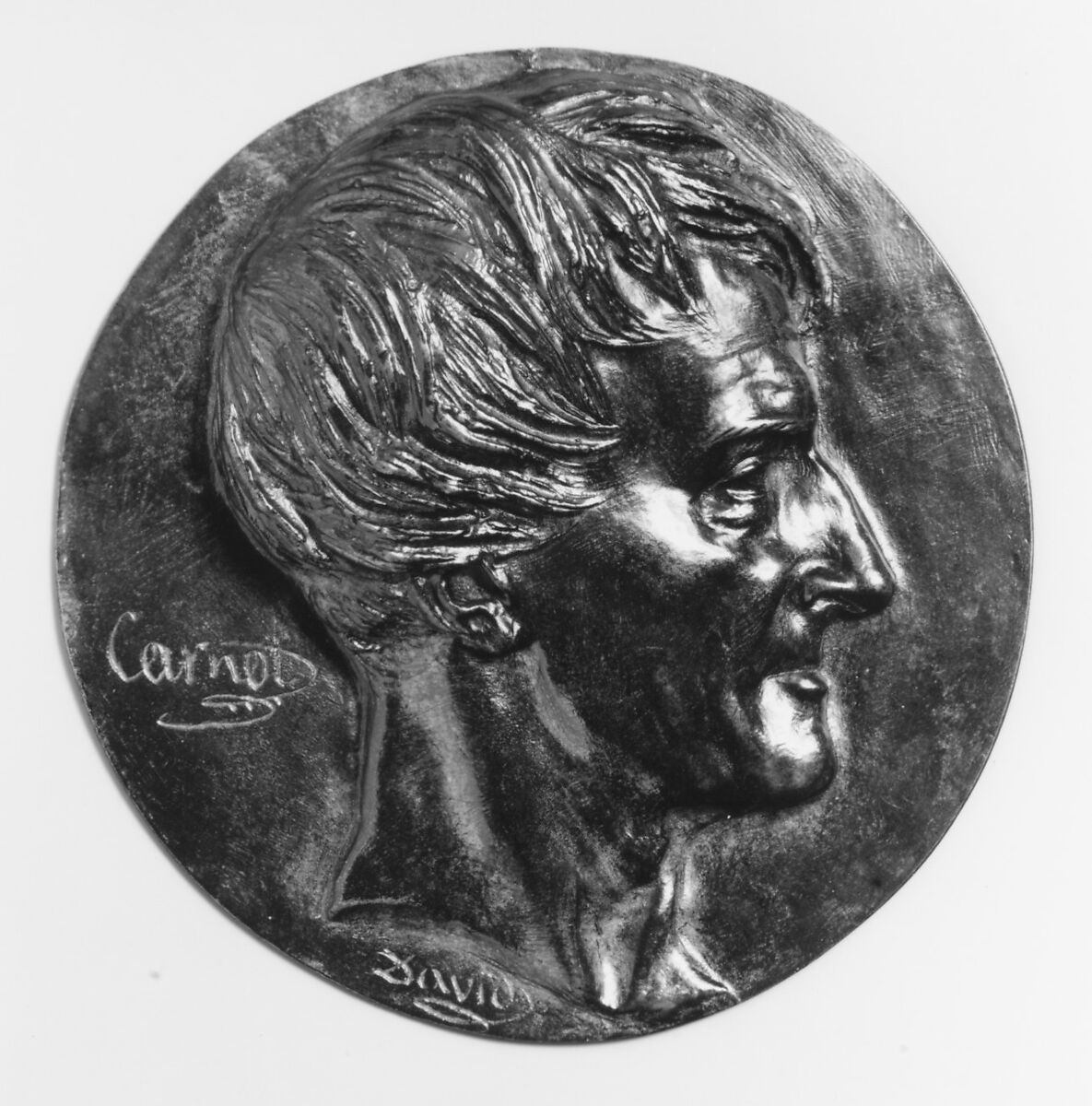 Lazare Carnot, Medalist: Pierre Jean David d&#39;Angers (French, Angers 1788–1856 Paris), Bronze, French 