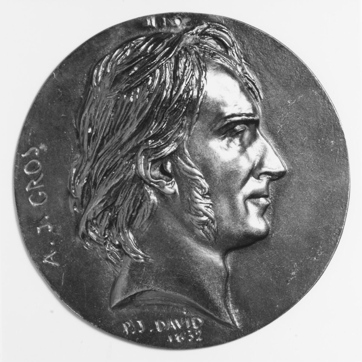 Antoine-Jean Gros, Medalist: Pierre Jean David d&#39;Angers (French, Angers 1788–1856 Paris), Bronze, French 