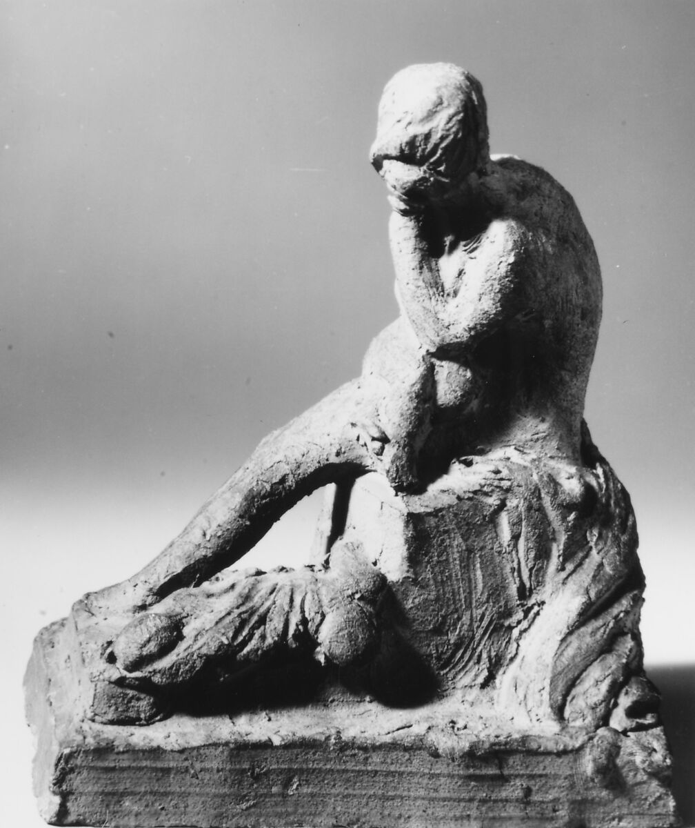 Woman with two children, Pierre Jean David d'Angers (French, Angers 1788–1856 Paris), Terracotta, French