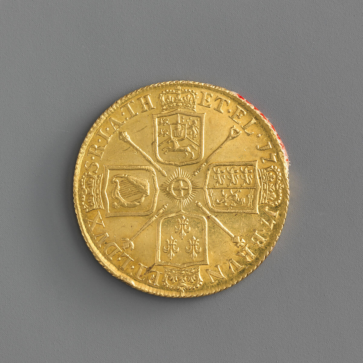 Two guineas coin of George I, Medalist: John Croker (British, 1670–1741), Gold, British