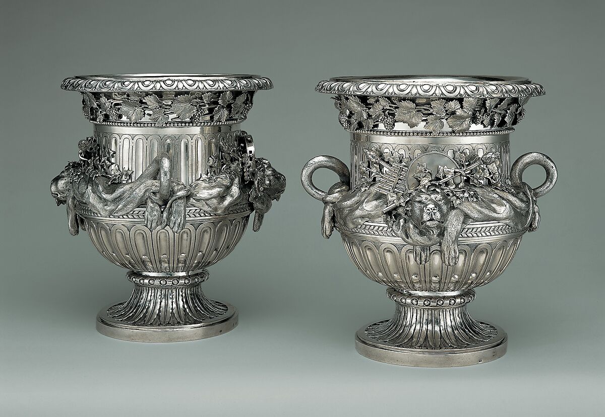 Wine cooler (one of a pair), Ignaz Joseph Würth (Austrian, first mentioned 1769, died 1792), Silver, Austrian, Vienna