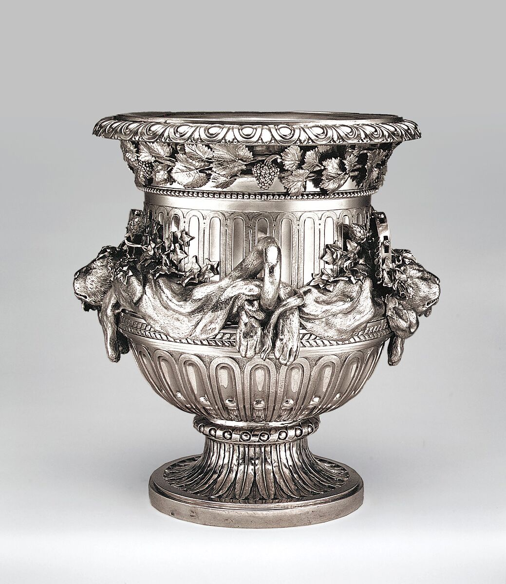 Wine cooler (one of a pair), Ignaz Joseph Würth (Austrian, first mentioned 1769, died 1792), Silver, Austrian, Vienna 