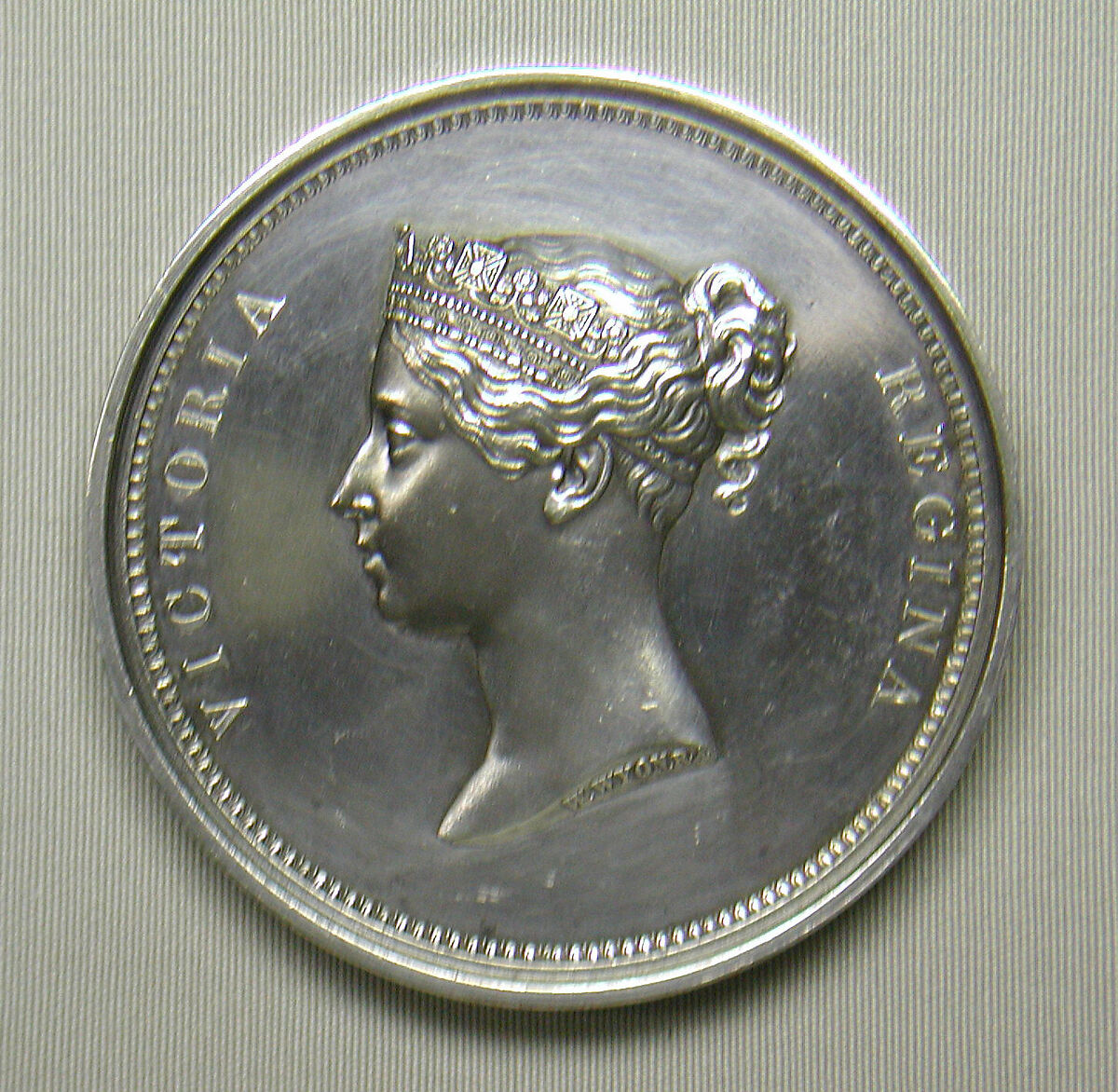 Queen Victoria's Visit to the Corporation of London, Medalist: William Wyon (British, Birmingham 1795–1851 Brighton), Silver, British 