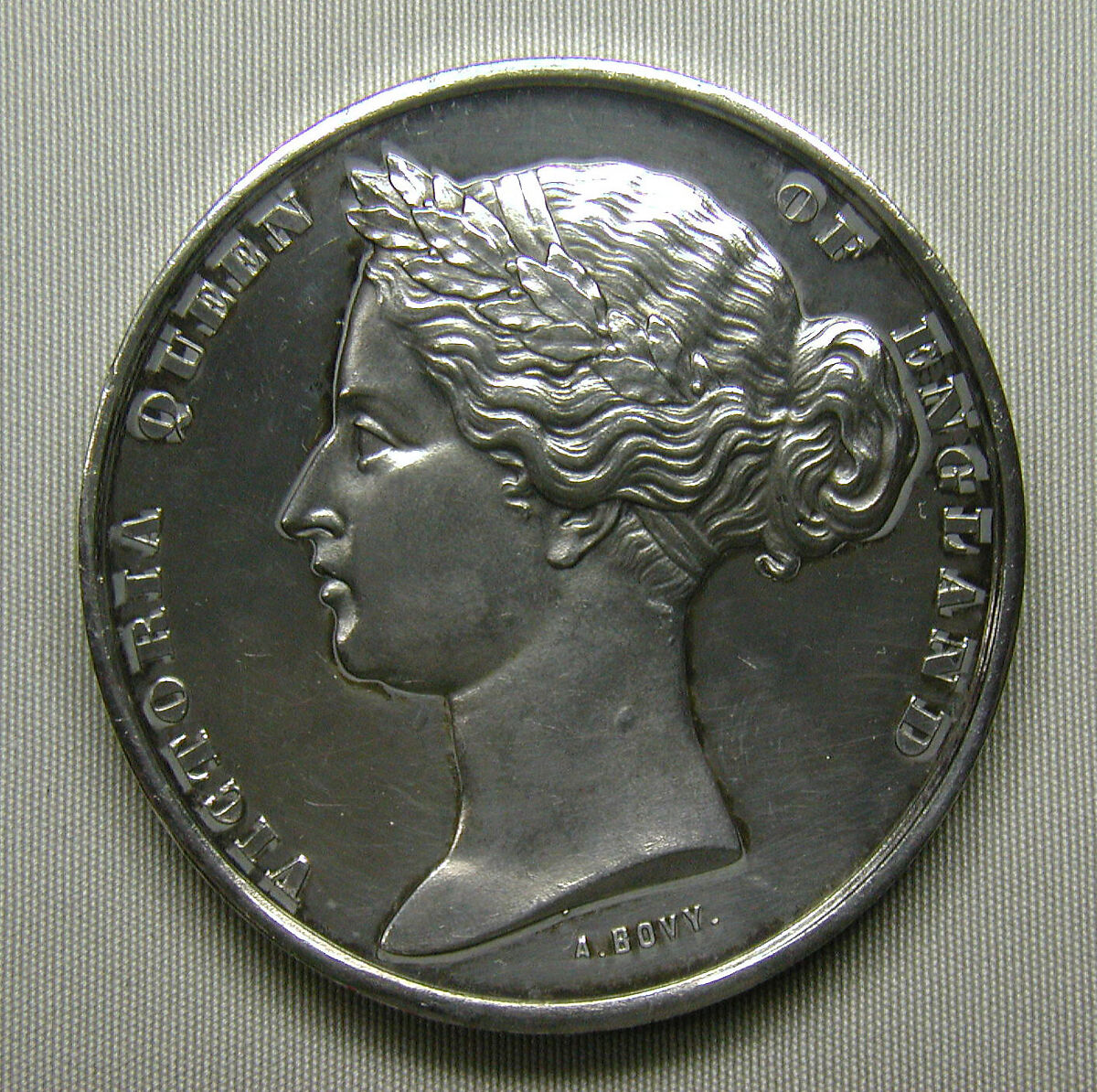 Universal Exhibition of London, 1862, Medalist: Jean-François-Antoine Bovy (French, 1795–1877), Silver, British 