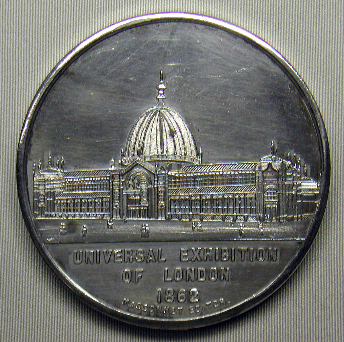Universal Exhibition of London, 1862, Medalist: Jean-François-Antoine Bovy (French, 1795–1877), Silver, British
