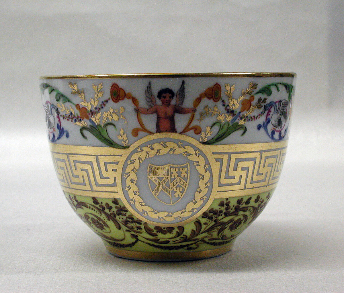 Teacup and saucer, Barr, Flight and Barr, Porcelain, British, Worcester