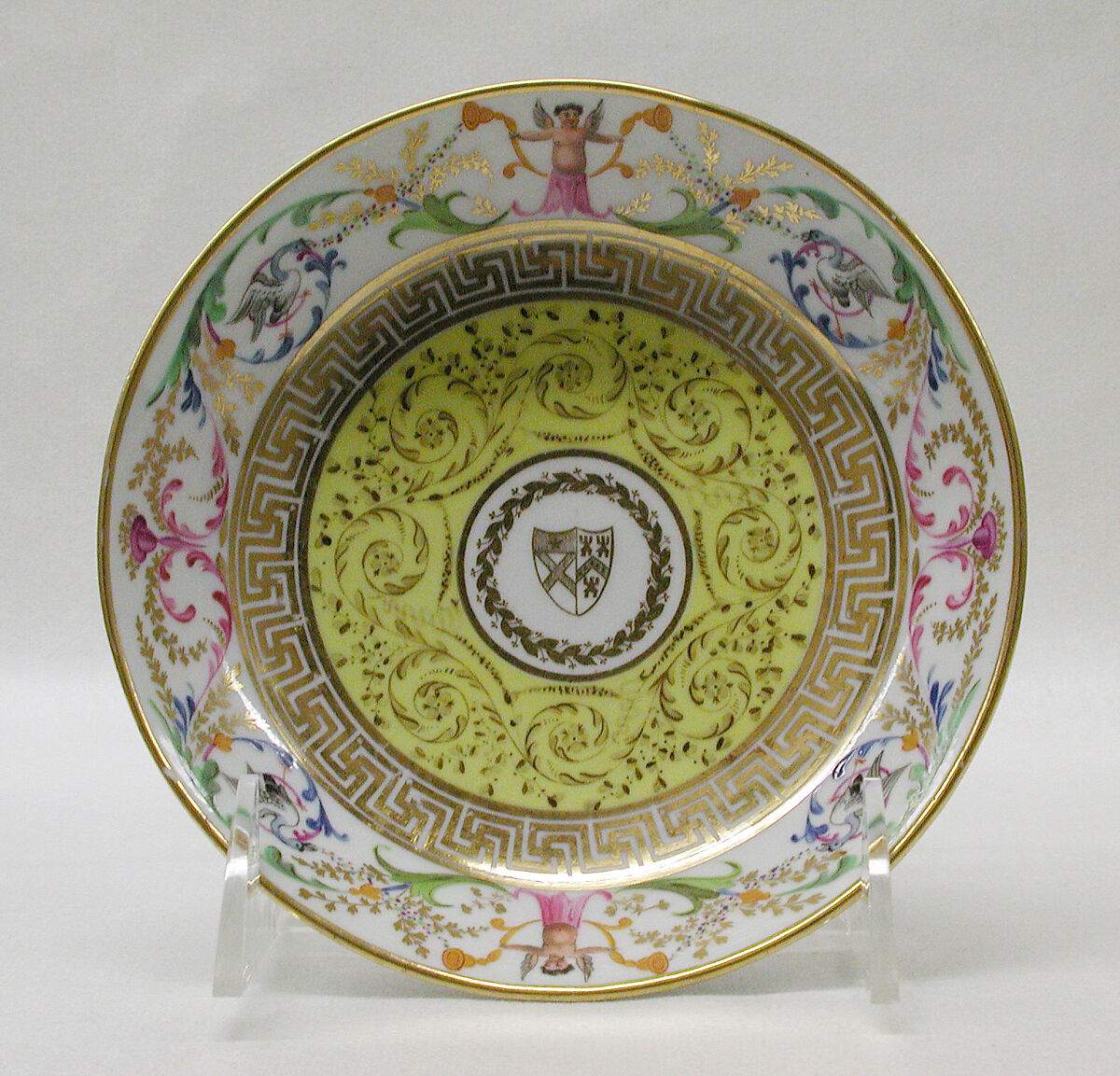 Teacup and saucer, Barr, Flight and Barr, Porcelain, British, Worcester