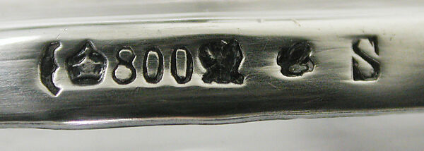 Wine jug, Friedrich Adler (1878–1942/45), Silver, partially cut glass, German