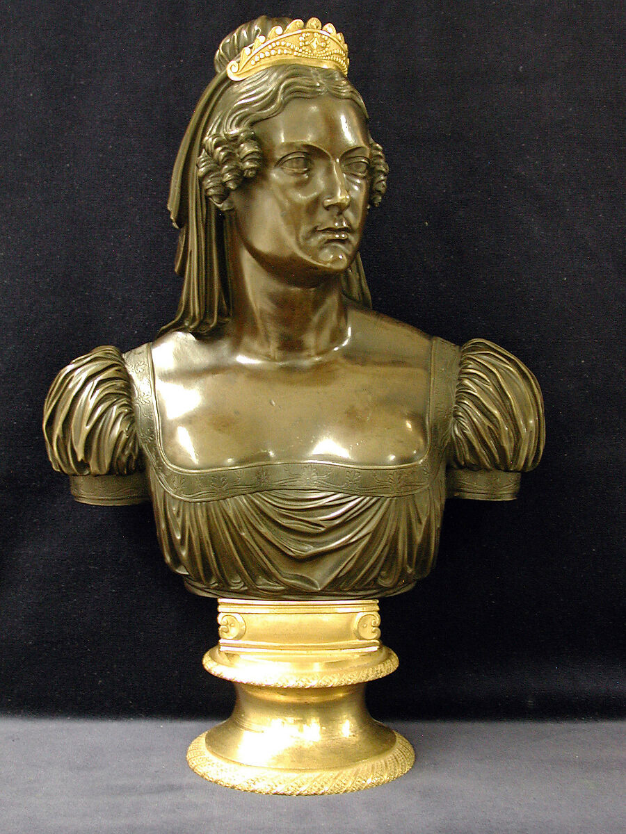 Empress Alexandra Feodorowna, Bronze and gilt bronze, German or Russian 
