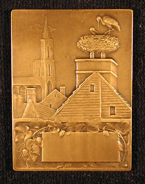 Alsace, Medalist: Georges-Henri Prud'homme (French, Cap Breton, Landes 1873–1947 Paris), Bronze, French