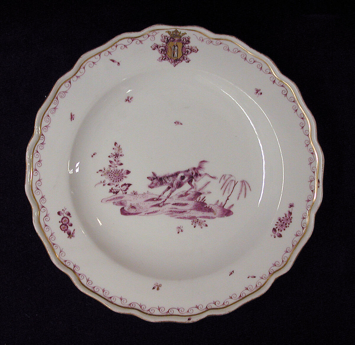 Plate, Meissen Manufactory (German, 1710–present), Hard-paste porcelain, German, Meissen 