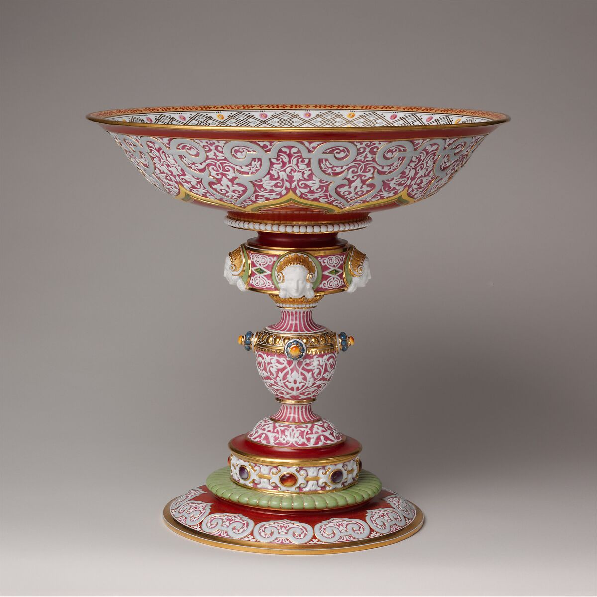 Standing cup (coupe Chenavard), Sèvres Manufactory (French, 1740–present), Hard-paste porcelain, French, Sèvres 