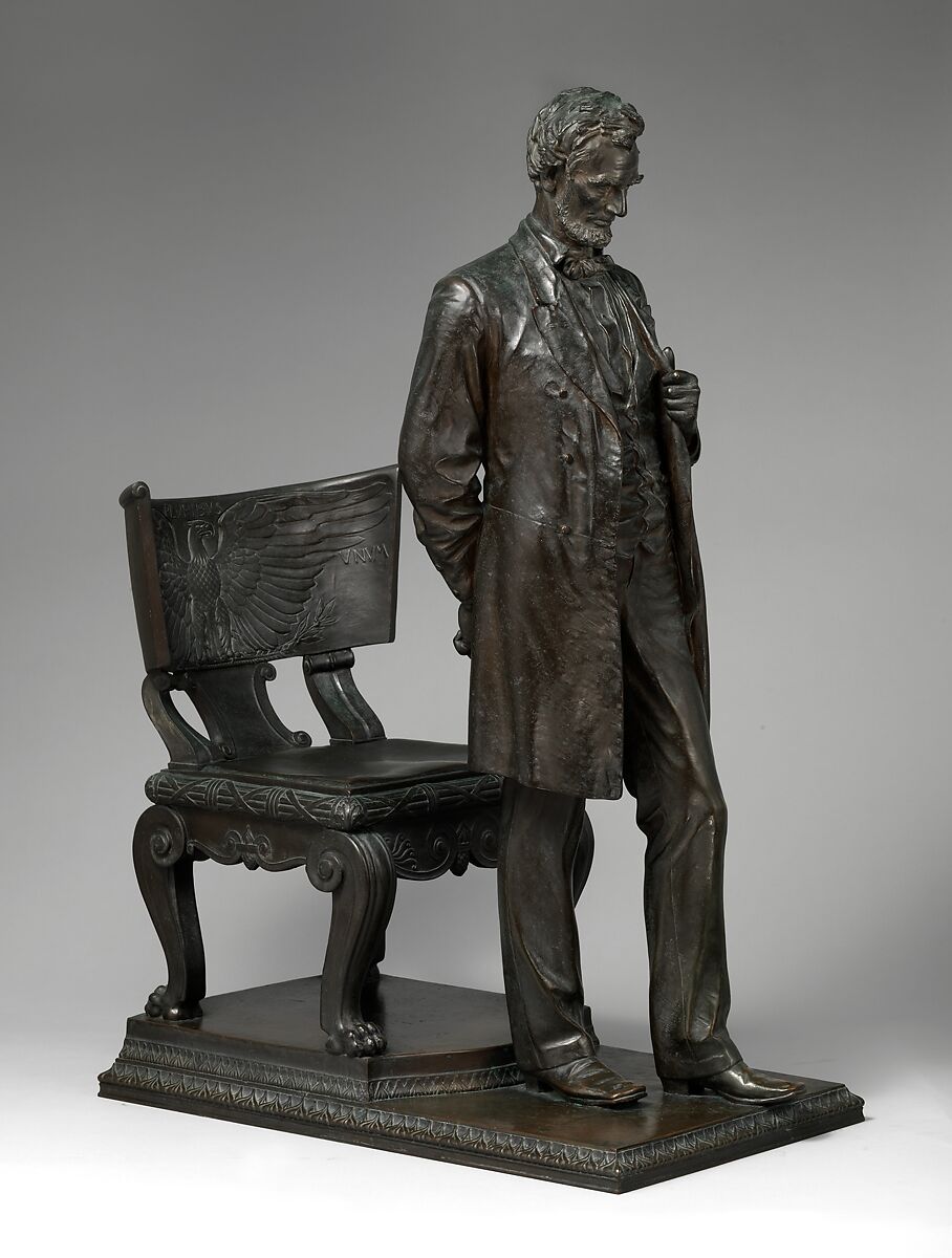 Abraham Lincoln: The Man (Standing Lincoln), Augustus Saint-Gaudens  American, Bronze, American