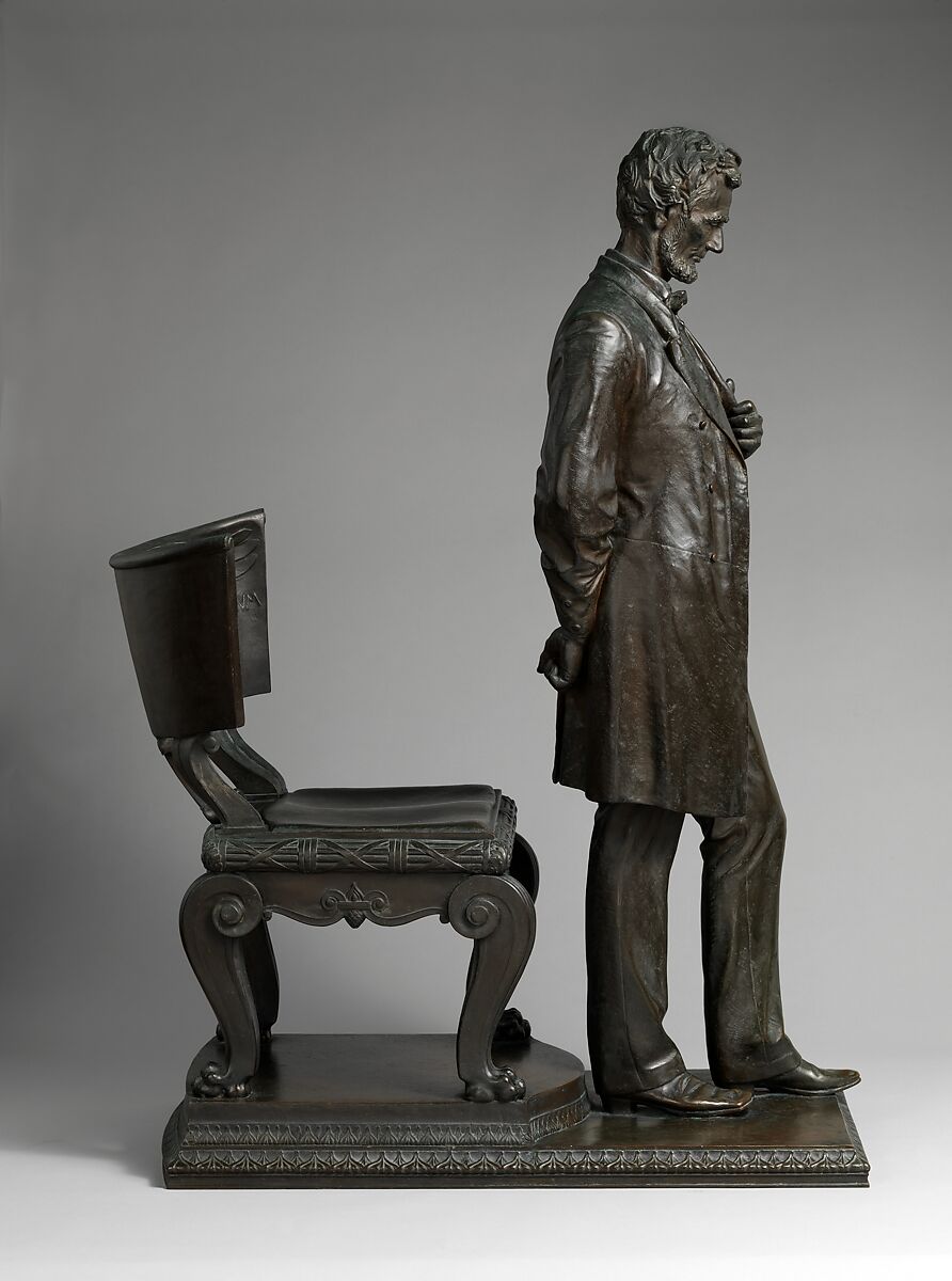 Abraham Lincoln: The Man (Standing Lincoln), Augustus Saint-Gaudens (American, Dublin 1848–1907 Cornish, New Hampshire), Bronze, American