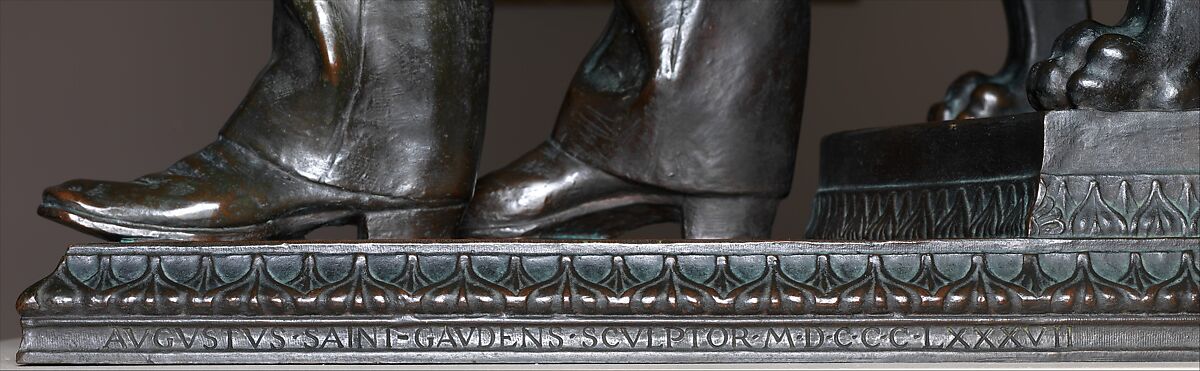 Abraham Lincoln: The Man (Standing Lincoln), Augustus Saint-Gaudens (American, Dublin 1848–1907 Cornish, New Hampshire), Bronze, American