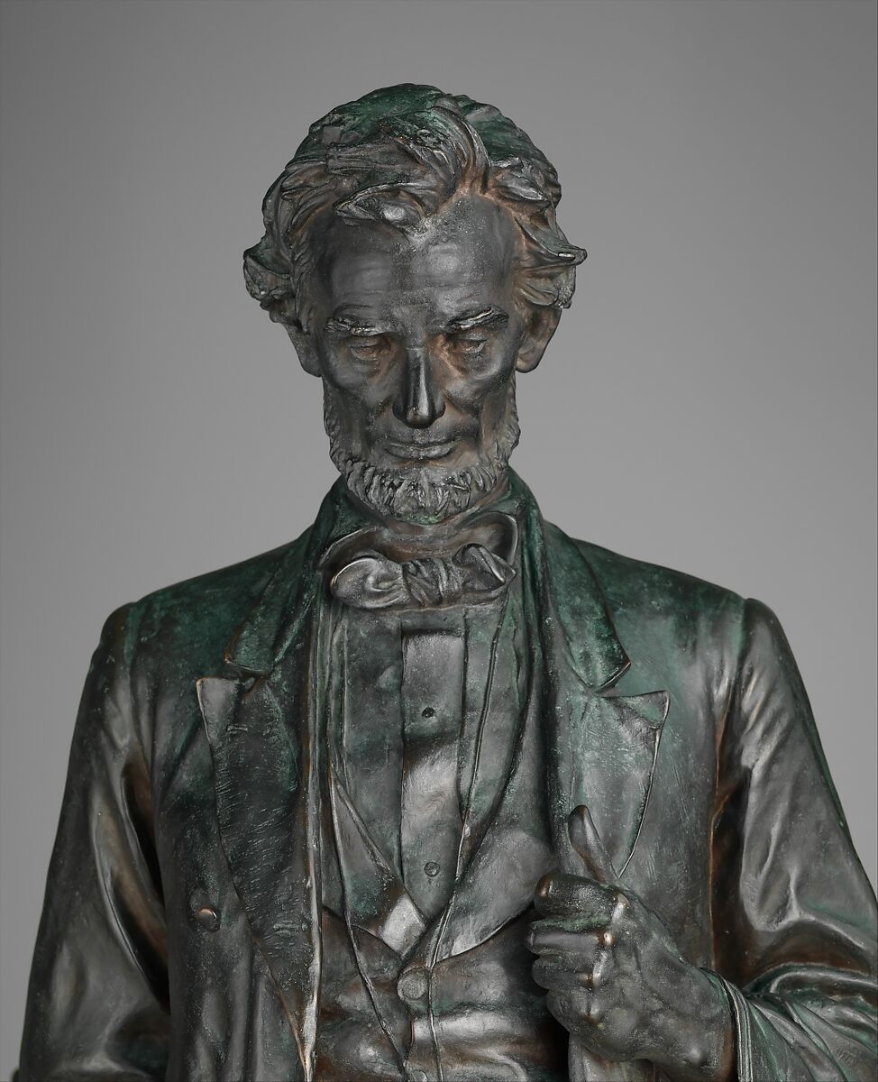 Abraham Lincoln: The Man (Standing Lincoln), Augustus Saint-Gaudens (American, Dublin 1848–1907 Cornish, New Hampshire), Bronze, American