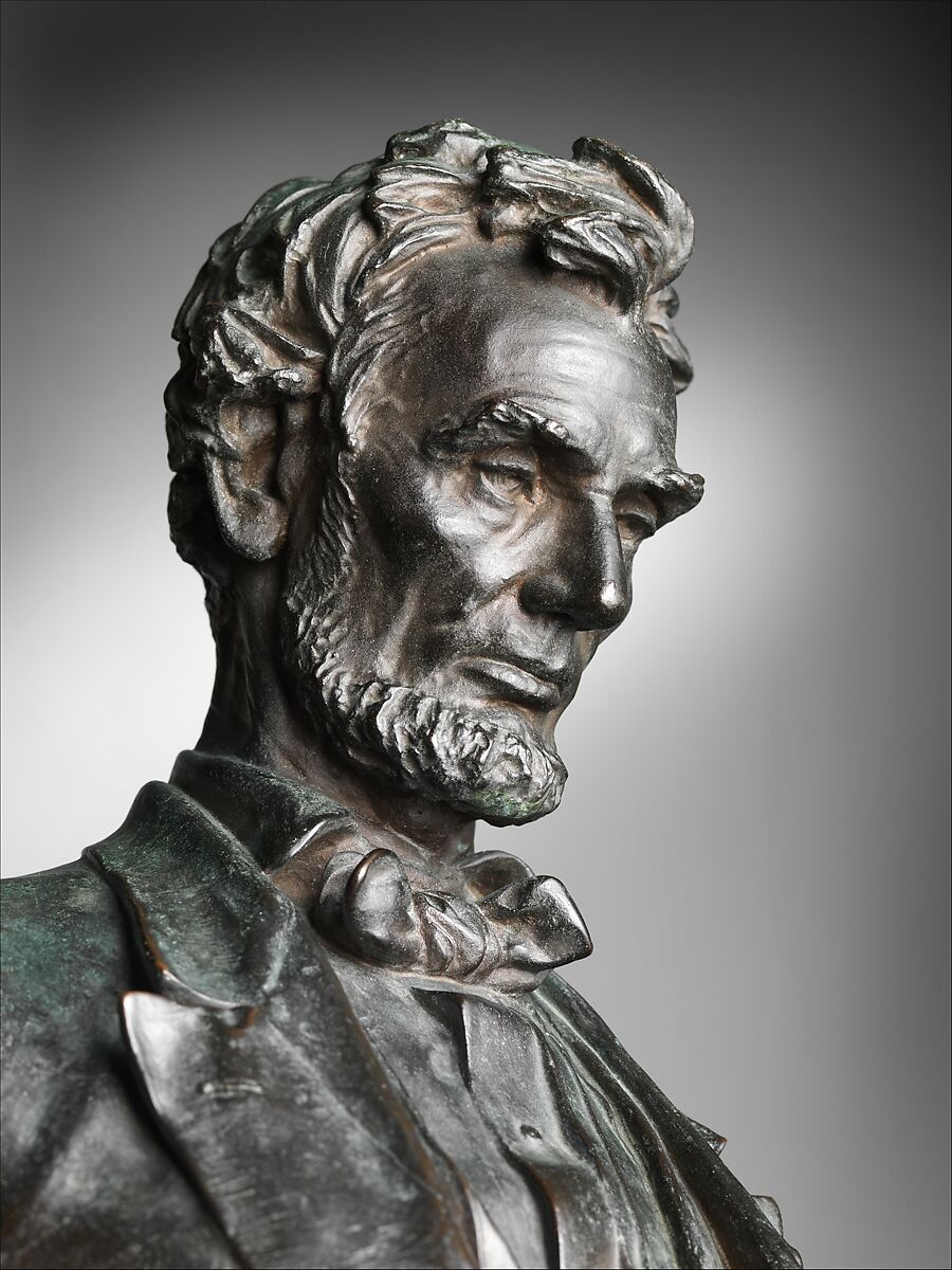 Abraham Lincoln: The Man (Standing Lincoln), Augustus Saint-Gaudens (American, Dublin 1848–1907 Cornish, New Hampshire), Bronze, American
