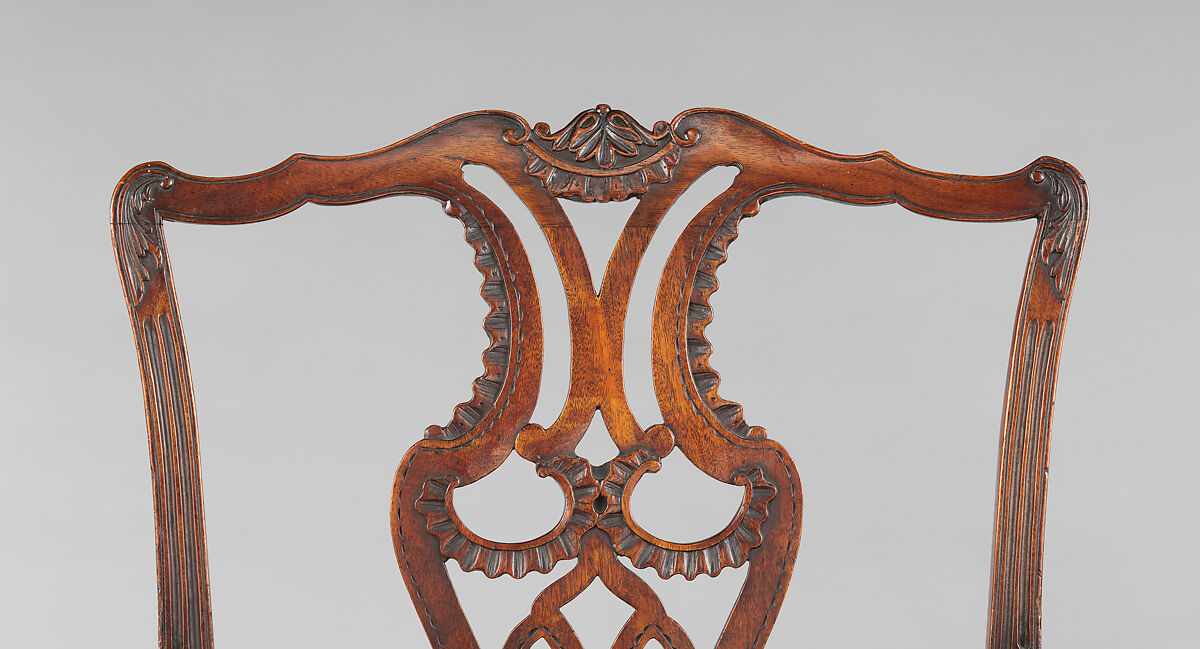 Armchair, Mahogany, red oak, sweet gum, ash; upholstery (modern), American