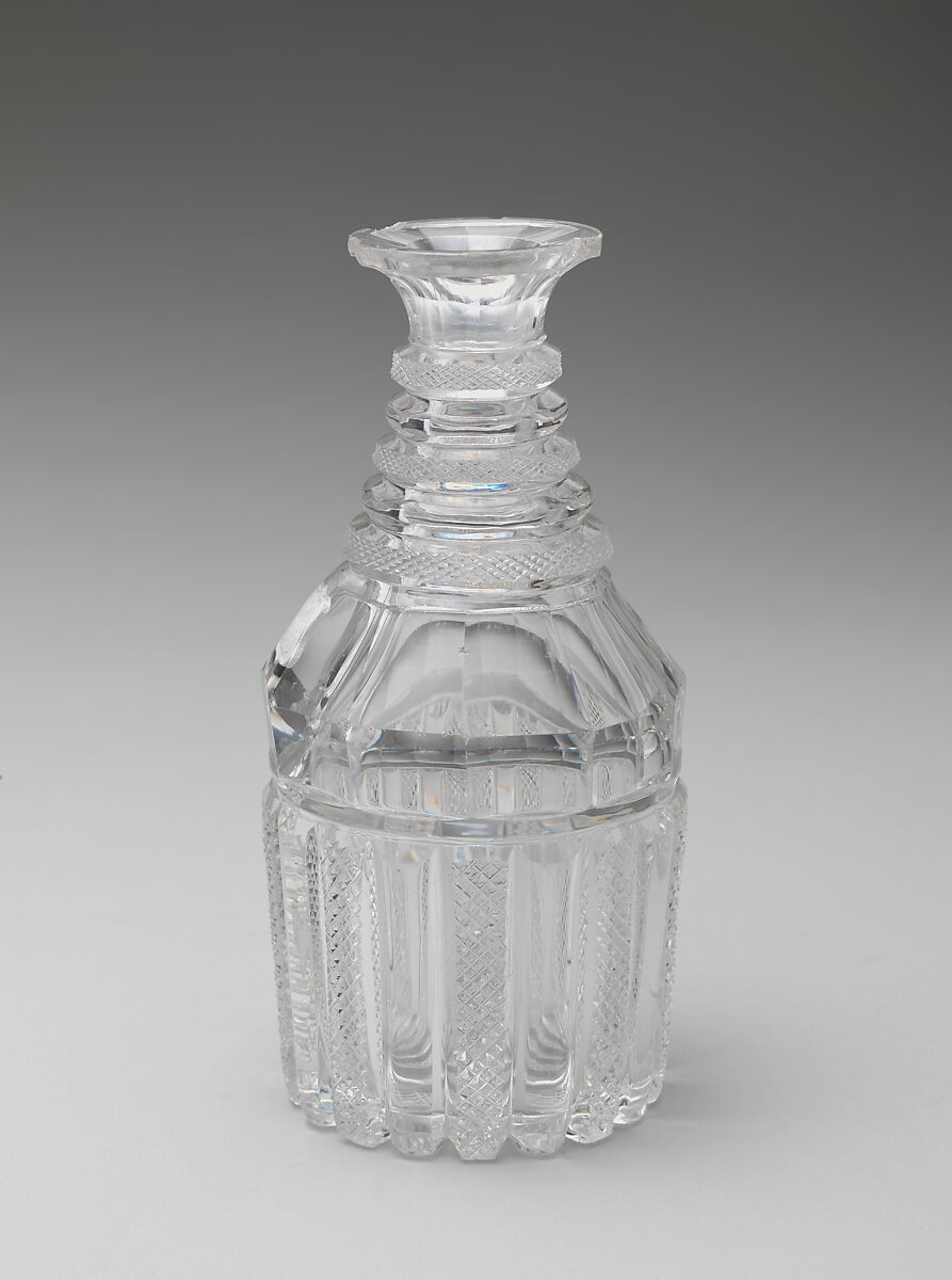Decanter, Apsley Pellatt, Cut glass, American