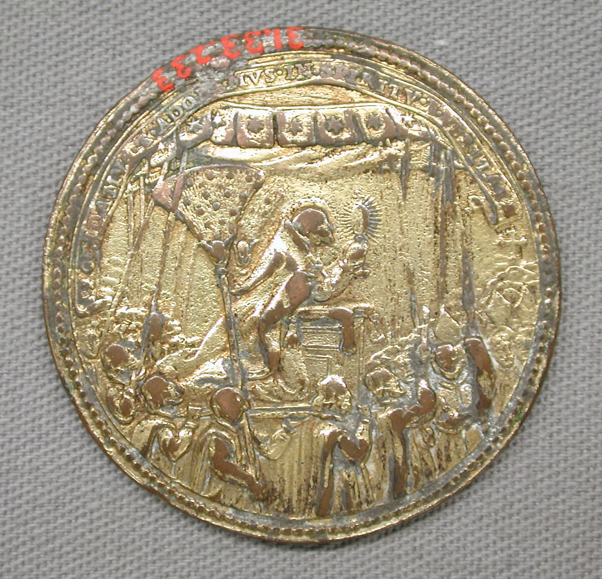 Pope Alexander VII, Medalist: Gasparo Morone (Italian, born Milan (?), died Rome, 1669), Gilt bronze, Italian