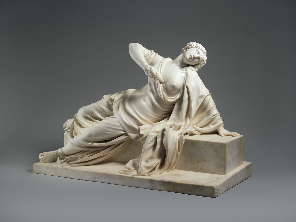 Lucretia, Philippe Bertrand (French, 1663–1724), Marble, French, probably Paris 