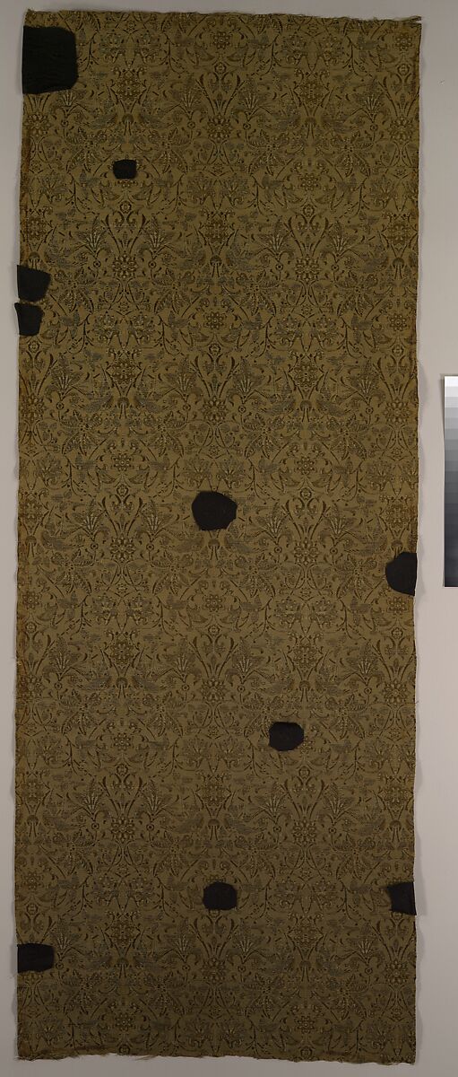 Chandos, Owen Jones (British, London 1809–1874 London), Woven wool, silk and cotton, British, Braintree, Essex