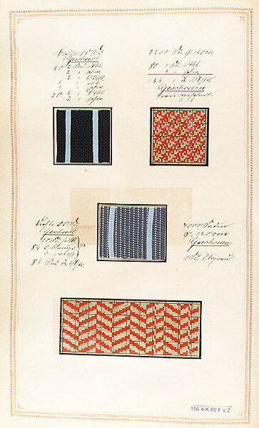 Textile Sample Book, Rudolf Kratzsch, German