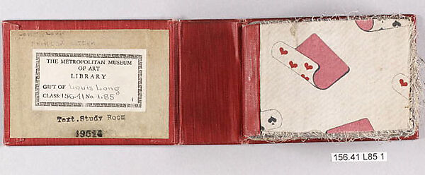 Textile Sample Book, Louis Long, Cotton, European