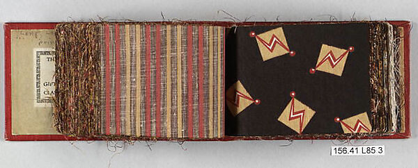 Textile Sample Book, Louis Long, Cotton, European