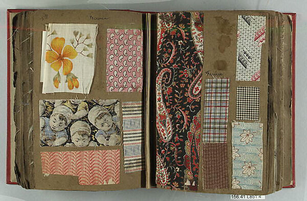 Assembled by Louis Long | Textile Sample Book | British, French