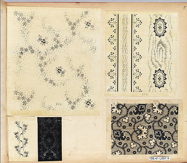 Textile Sample Book, Assembled by Louis Long, American, Dover, New Hampshire 