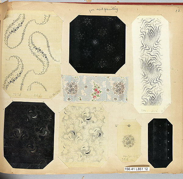 Textile Sample Book, Assembled by Louis Long, American 