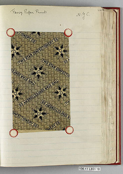 Textile Sample Book, Assembled by Louis Long, American, New York, New York 