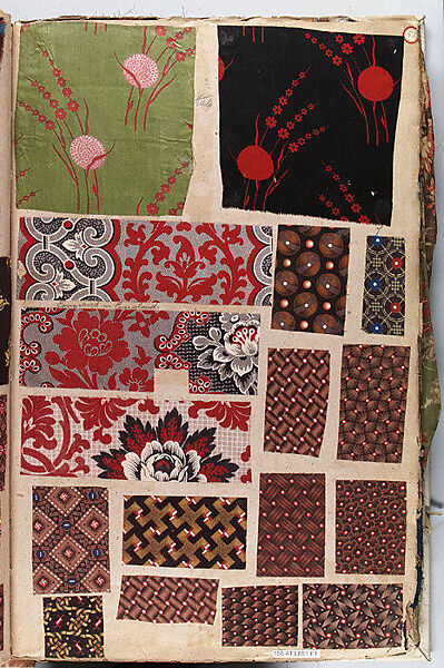 Textile Sample Book, Assembled by Louis Long, European 
