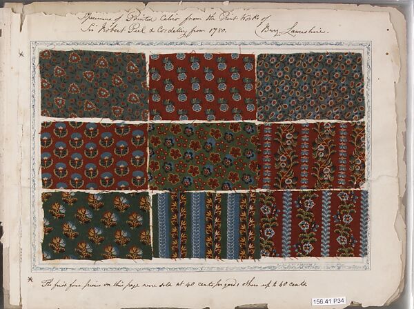 Textile Sample Book, British 