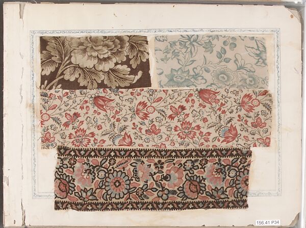 Textile Sample Book, British