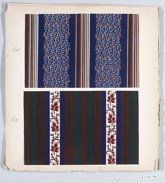 Textile Sample Book, British