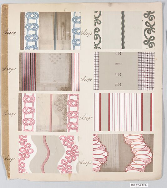 Textile Sample Book, possibly British 