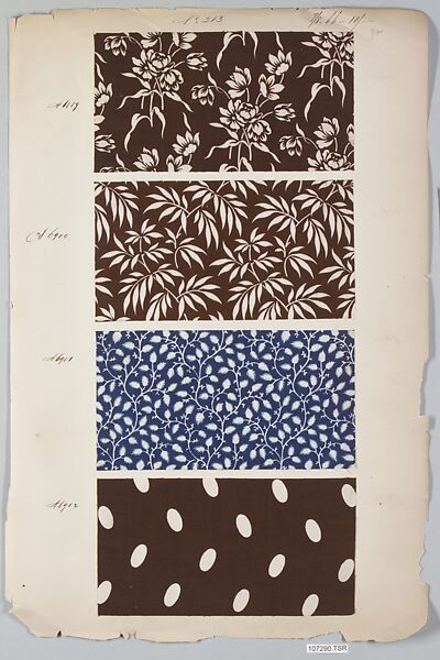 Textile Sample Book, British