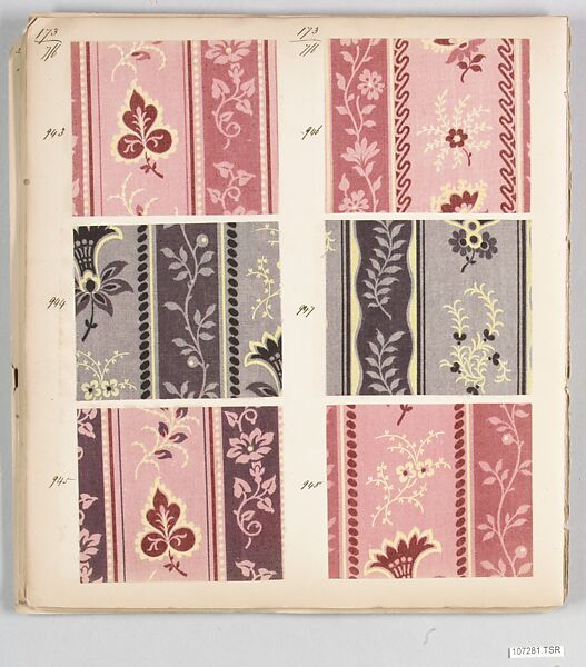 Textile Sample Book, British