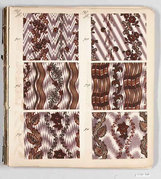 Textile Sample Book, British