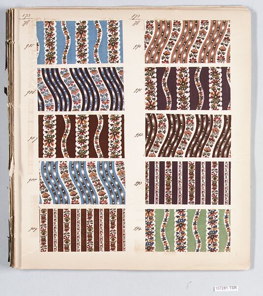 Textile Sample Book, British