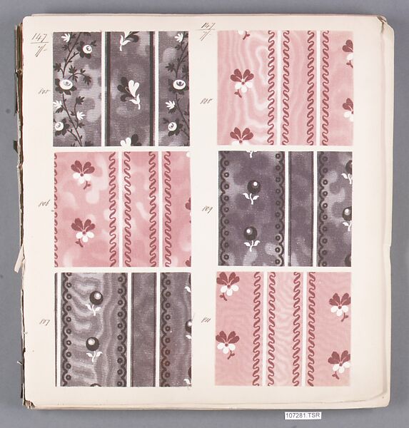 Textile Sample Book, British