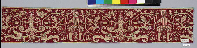 Border, Drawnwork, Italian, possibly Sicily 