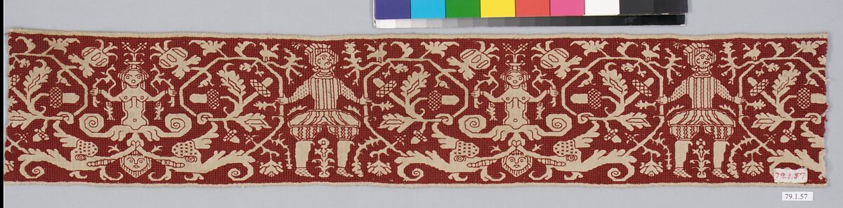 Border, Drawnwork, Italian, possibly Sicily