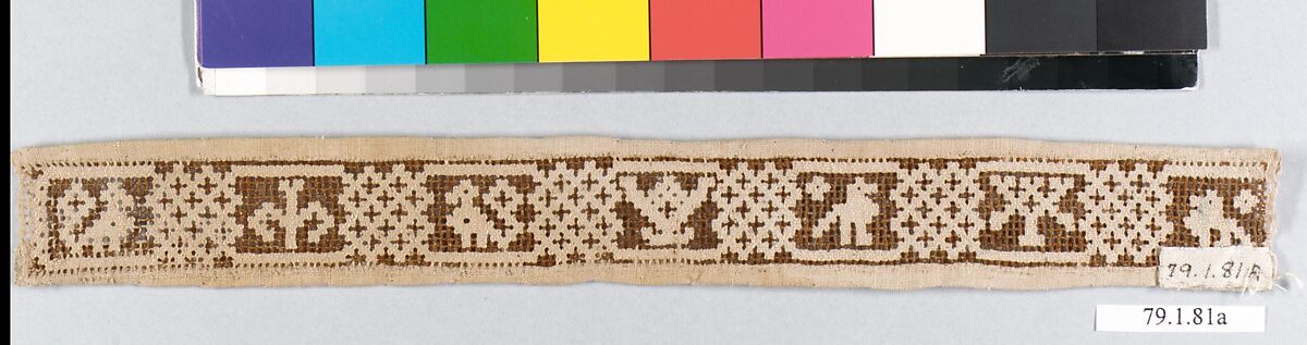 Strip, Linen, drawnwork, Italian