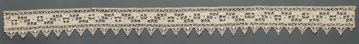 Band, Cutwork, embroidery, needle lace, Italian